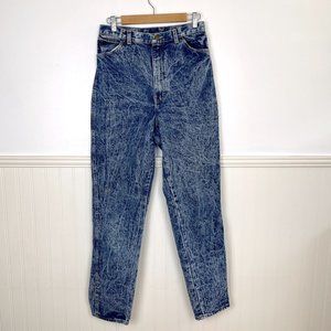 Vintage 1980s P.S. Gitano acid washed high waisted jeans